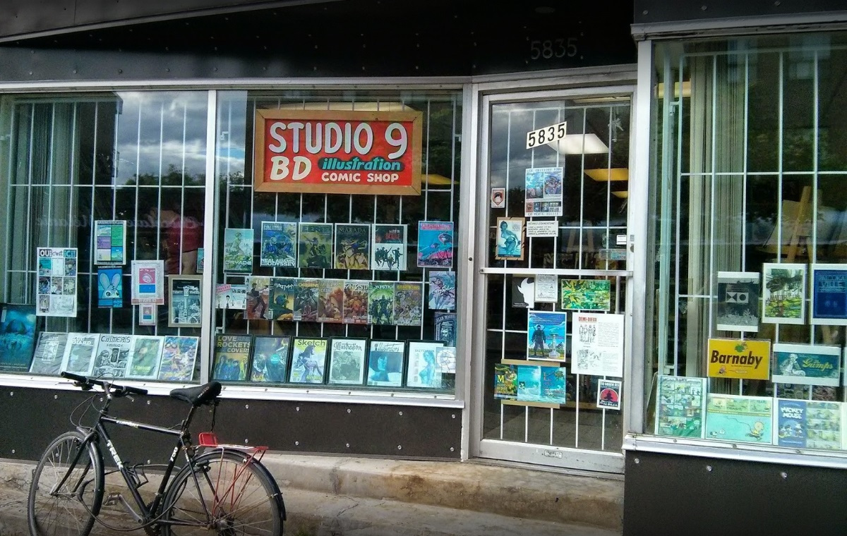 Vitrine de la librairie